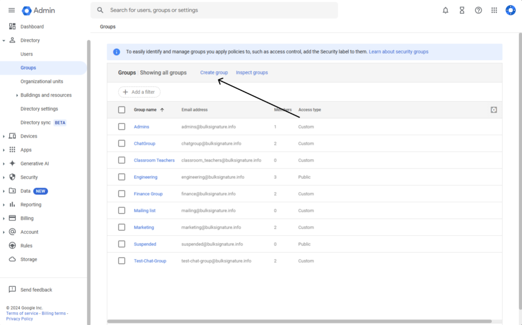 Learn how to create a group for suspended users to set up auto replies