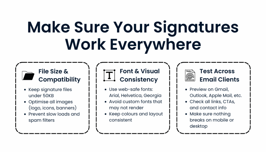 Make Sure Your Signatures Work Everywhere