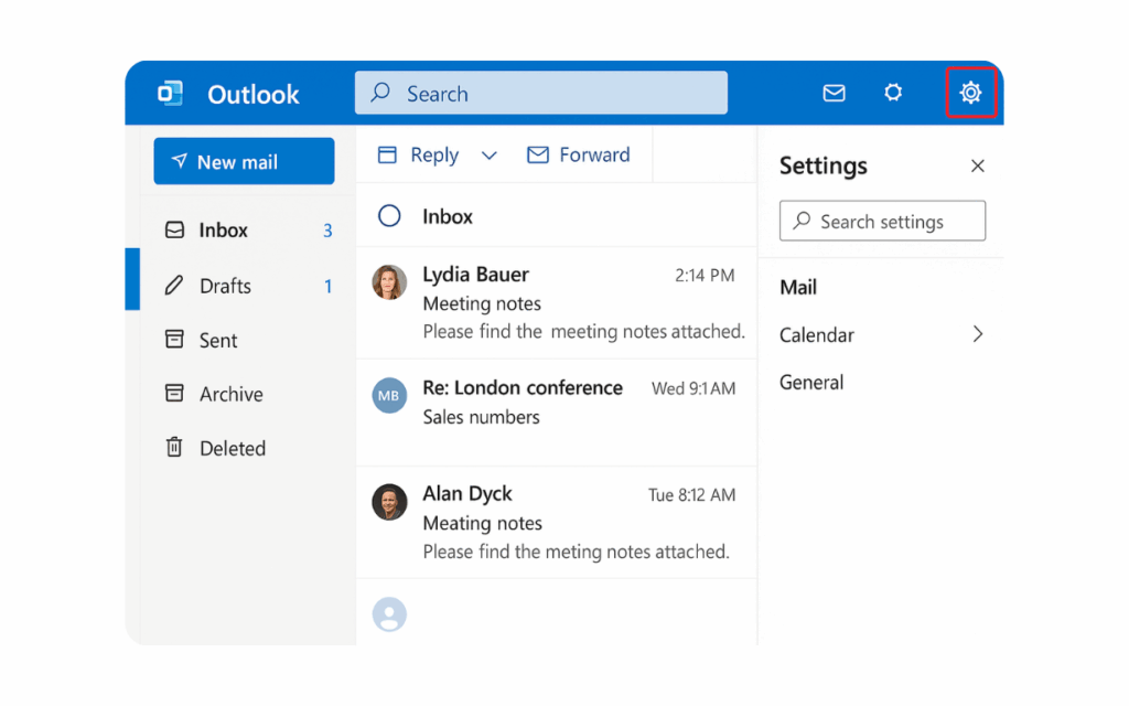 Settings Window