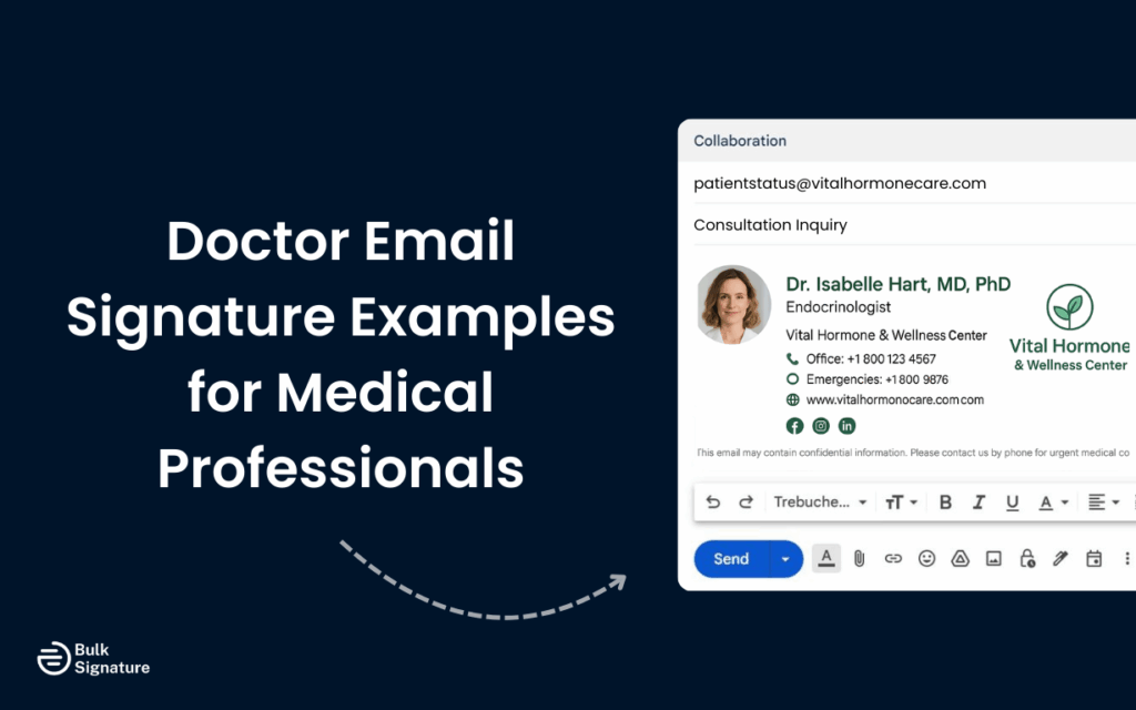 Doctor Email Signature Examples for Medical Professionals