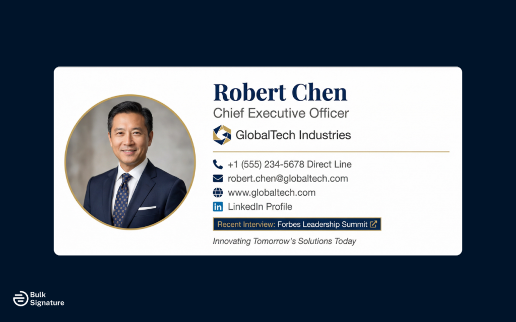 Executive Leadership Signatures