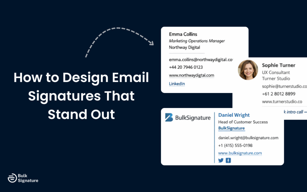 How to Design Email Signatures That Stand Out