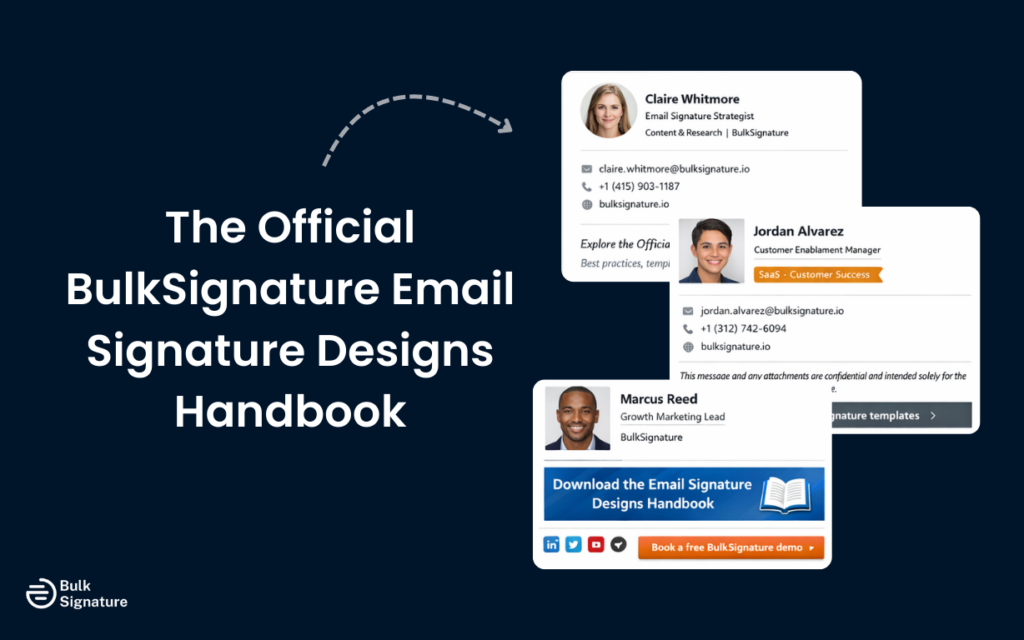 The Official BulkSignature Email Signature Designs Handbook