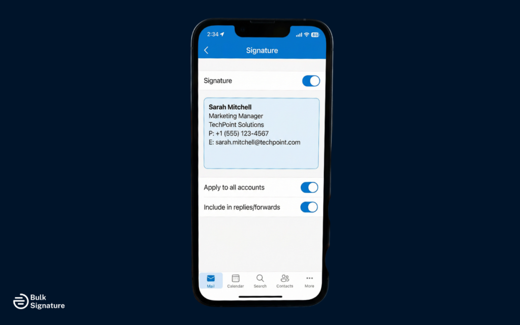 How to Change Email Signature in Outlook Mobile App