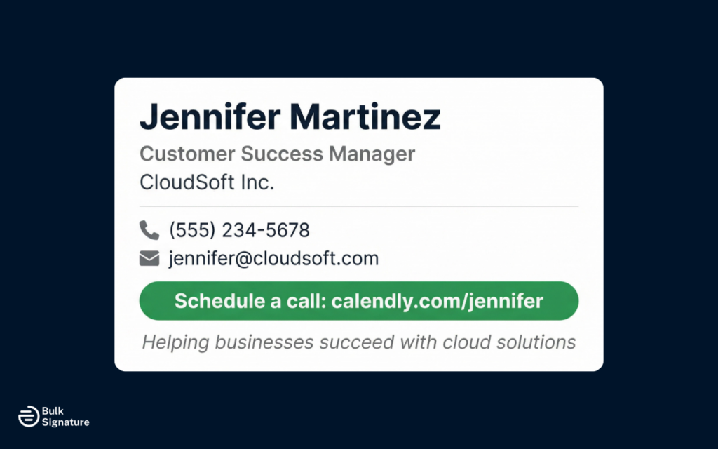 Example 3: Signature with Call to Action