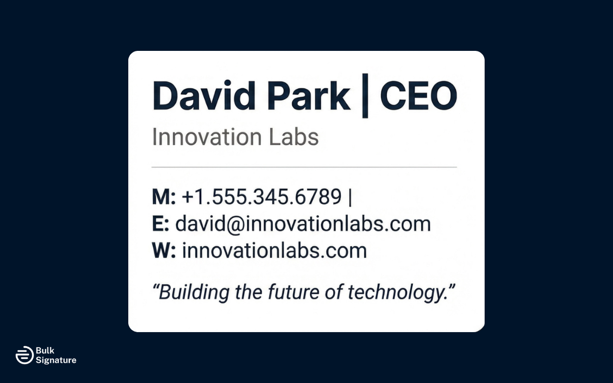 Mobile Email Signature Examples That Work on Every Device