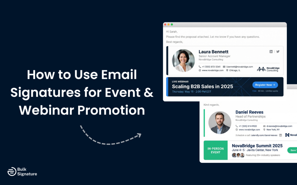 Email Signature Event Promotion: A Practical Guide to Driving Registrations from Everyday Emails
