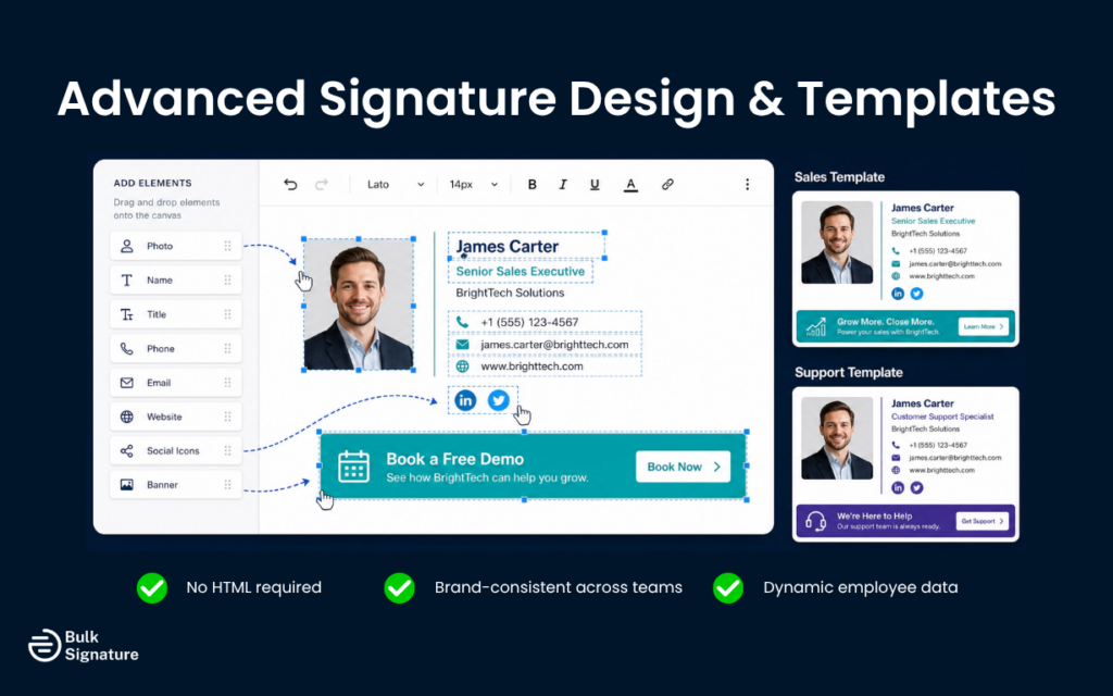 Advanced Signature Design and Templates