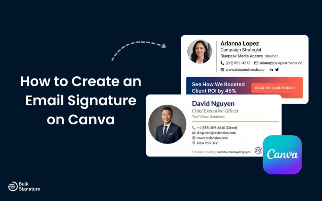 How to Create an Email Signature on Canva