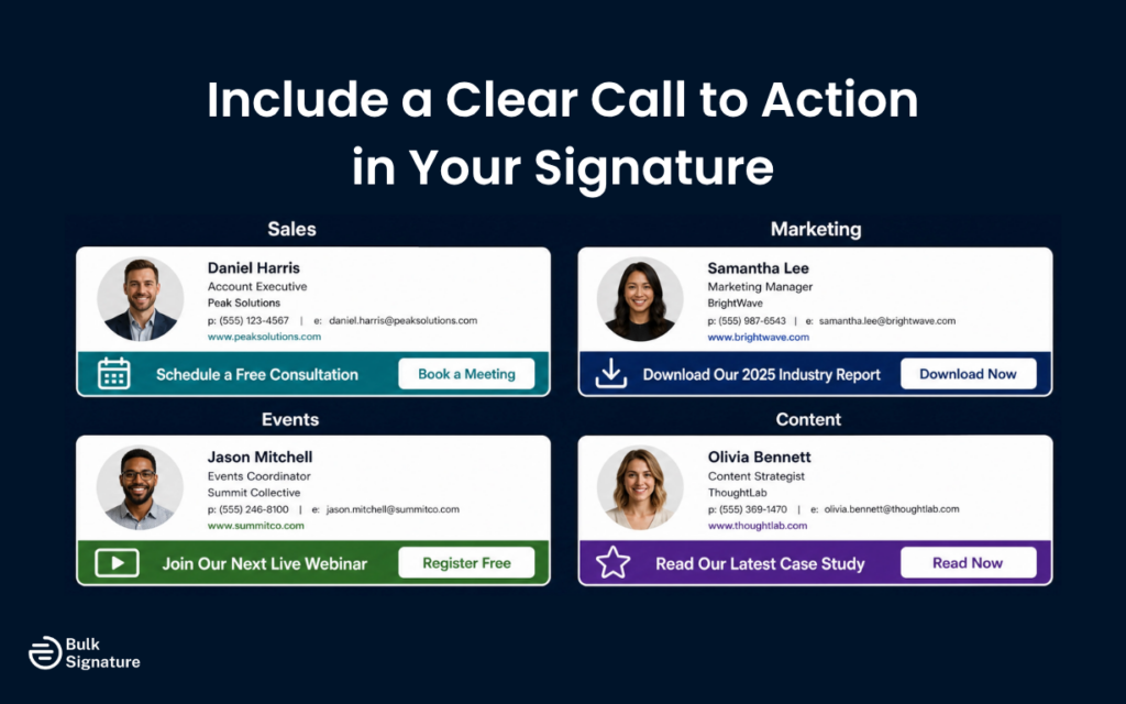 Include a Clear Call to Action