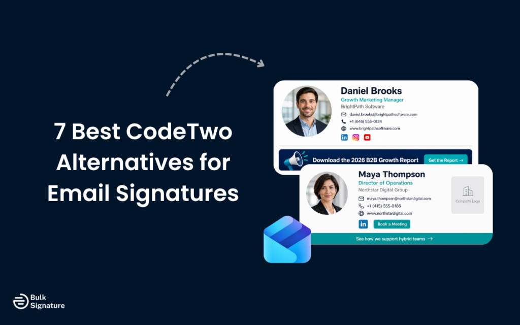 7 Best CodeTwo Alternatives for Email Signatures