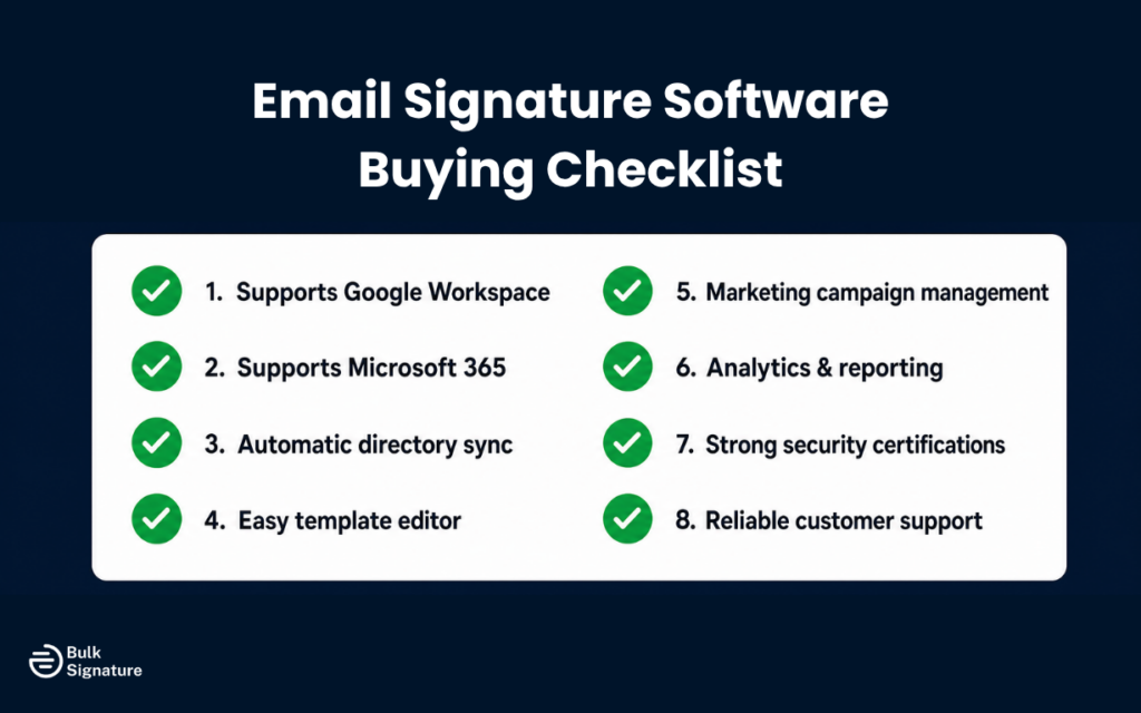 What to Look for in Email Signatures